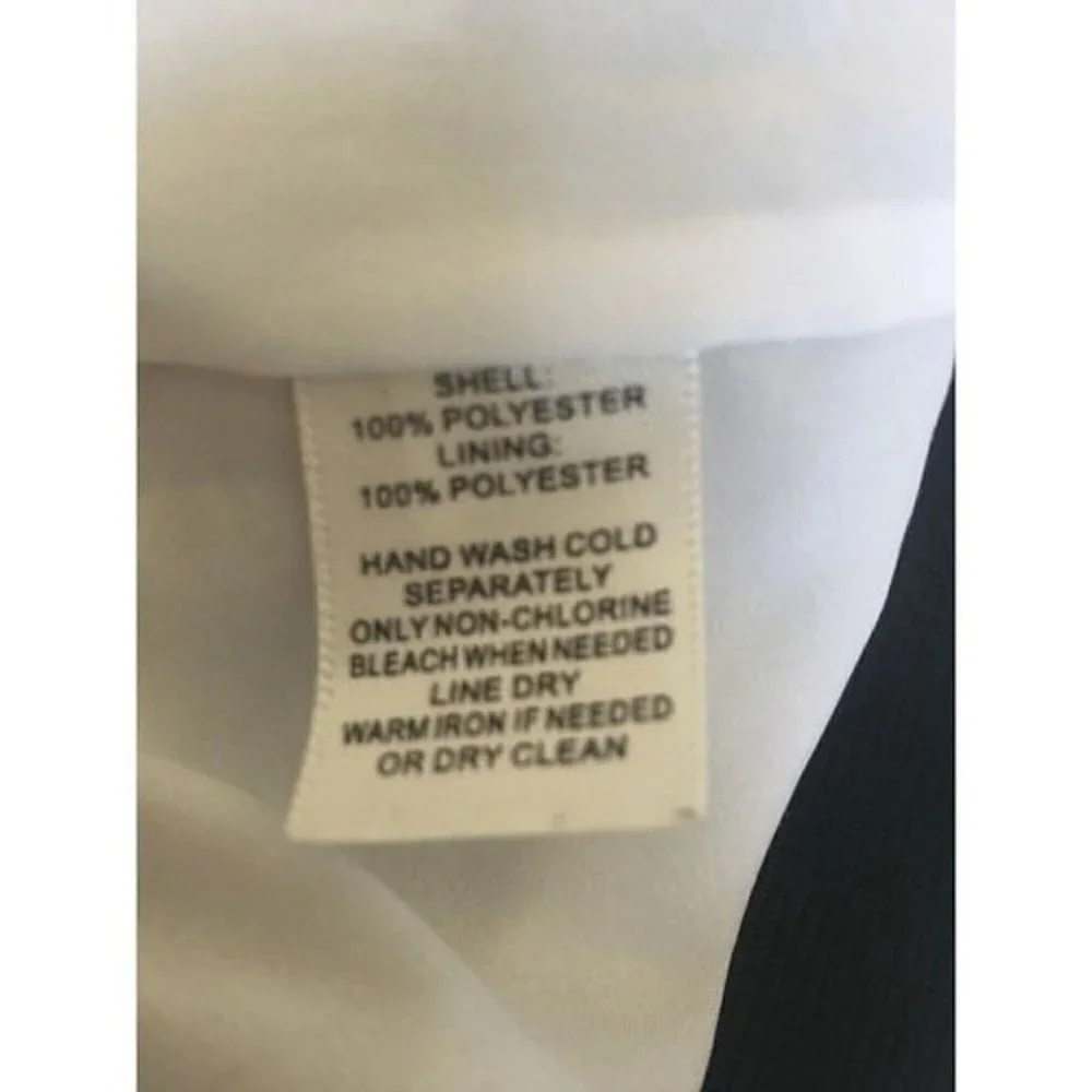 White House Black Market Skirt Size XXS Tiered Ruffle Black White Elastic Waist
